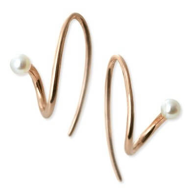 Blue Cat シルバーフックピアス