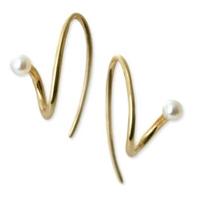 Blue Cat シルバーフックピアス