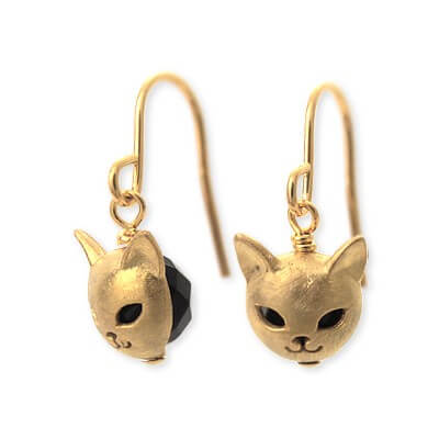 Blue Cat シルバーフックピアス