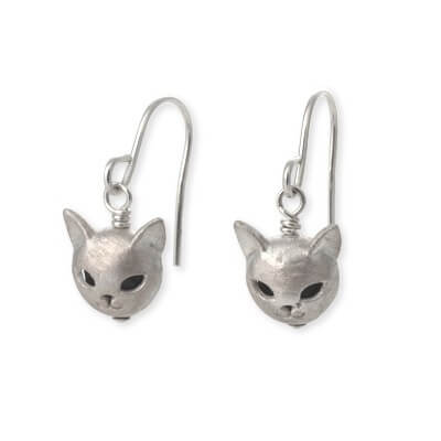 Blue Cat シルバーフックピアス
