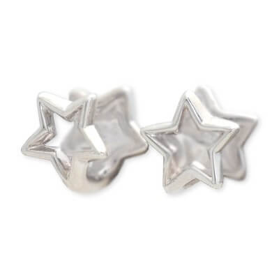 Blue Cat シルバーイヤリング