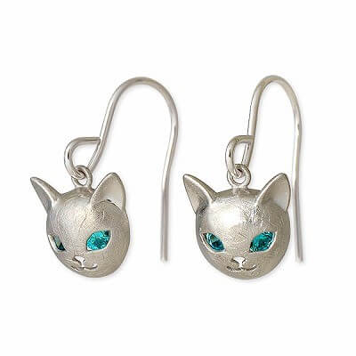 Blue Cat シルバーフックピアス