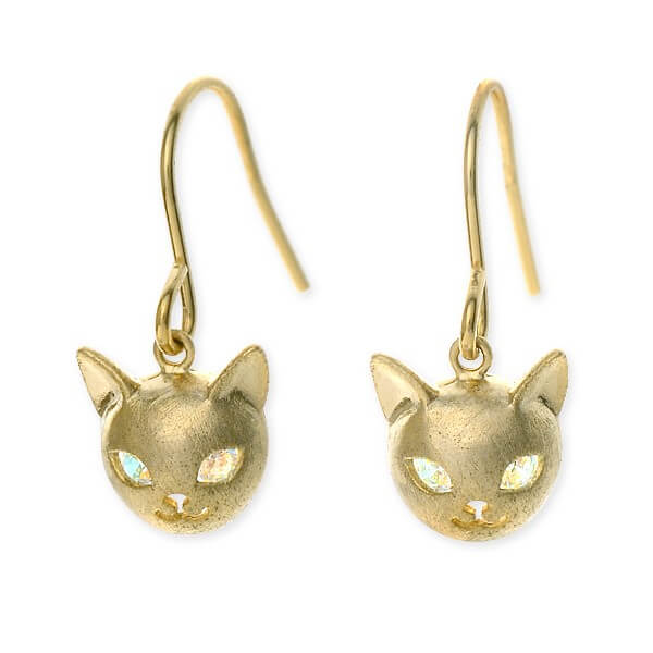 Blue Cat シルバーフックピアス