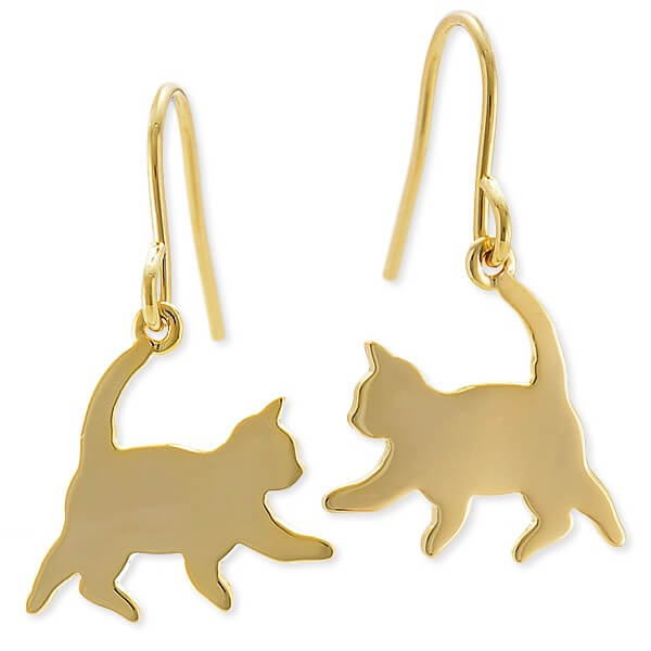 Blue Cat シルバーピアス