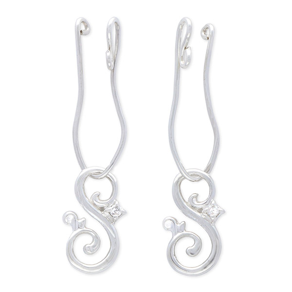 UZUOU シルバーイヤリング