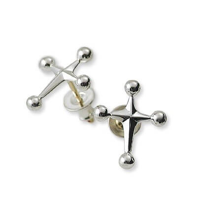 SPACE LAB シルバースタッドピアス