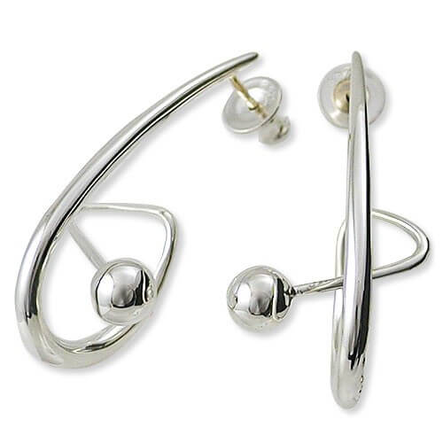 SPACE LAB シルバースタッドピアス