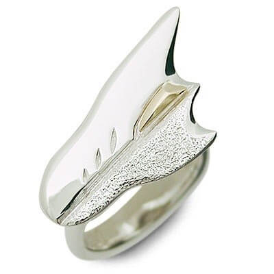 SPACE LAB シルバー/K18コンビリング