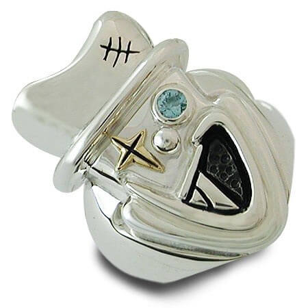 SPACE LAB シルバー/K18コンビリング