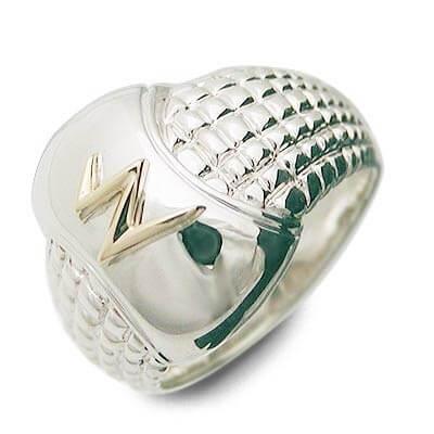 SPACE LAB シルバー/K18コンビリング