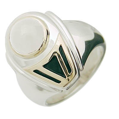 SPACE LAB シルバー/K18コンビリング