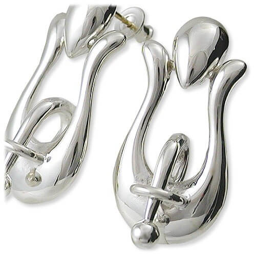 SPACE LAB シルバースタッドピアス