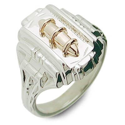 SPACE LAB シルバー/K18コンビリング