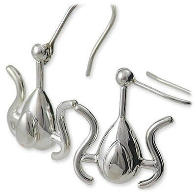 SPACE LAB シルバーフックピアス