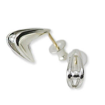 SPACE LAB シルバースタッドピアス