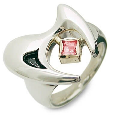 SPACE LAB シルバー/K18コンビリング