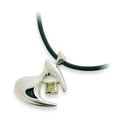 SPACE LAB シルバー/K18コンビペンダント