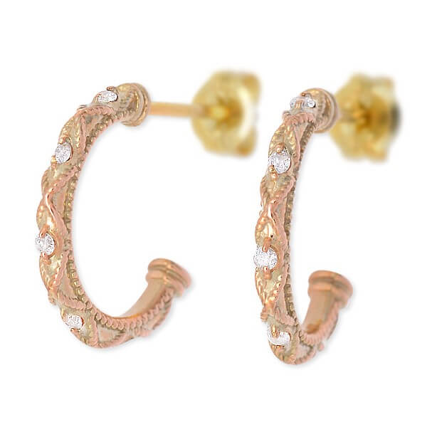 Sync Note by Dr MONROE ピンクゴールドピアス