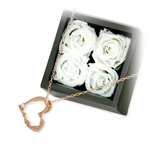 Sync Note by Dr MONROE ピンクゴールドネックレス