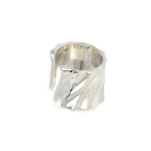 Sync Note by Dr MONROE シルバーイヤーカフ