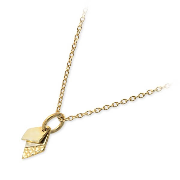 Sync Note by Dr MONROE イエローゴールドネックレス