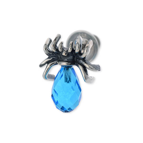 Sync Note by Dr MONROE シルバーピアス(片耳用)