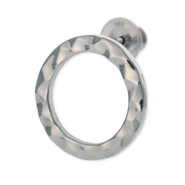 Sync Note by Dr MONROE シルバーピアス(片耳用)