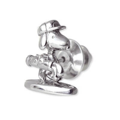 SAINTS シルバーピンバッチ