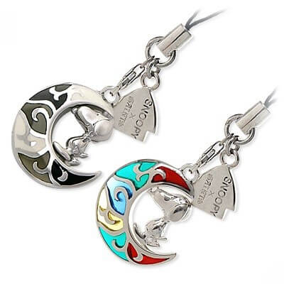 SAINTS シルバーペア携帯ストラップ