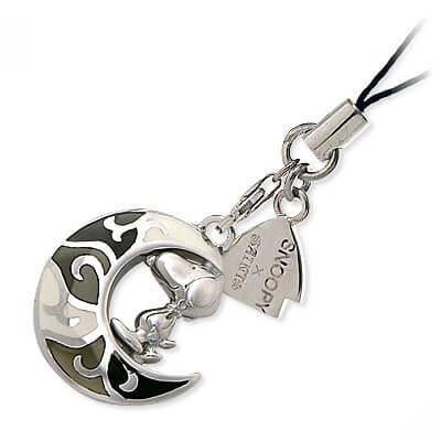 SAINTS シルバー携帯ストラップ