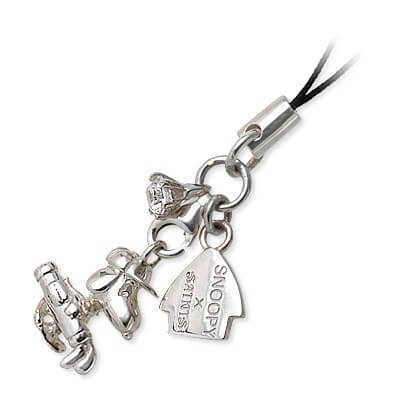 SAINTS シルバー携帯ストラップ