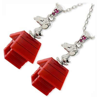 SAINTS シルバーペアネックレス