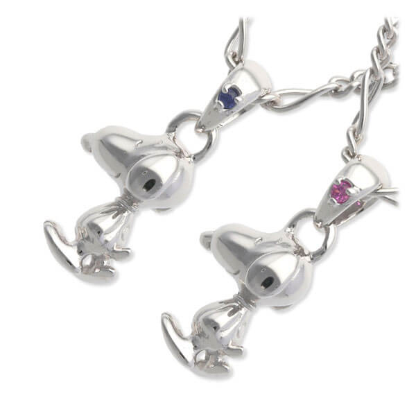 SAINTS シルバーペアネックレス