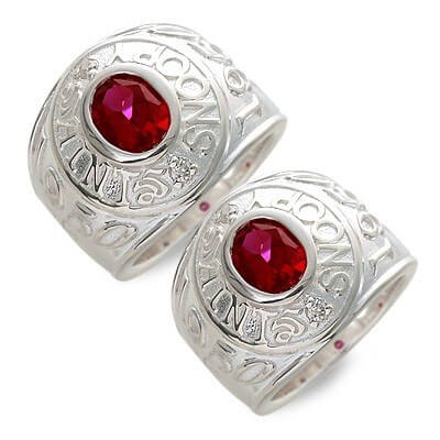 SAINTS シルバーペアリング