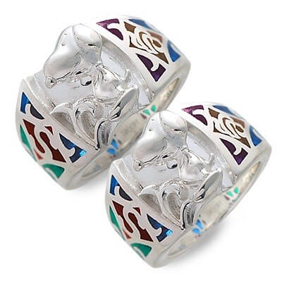 SAINTS シルバーペアリング