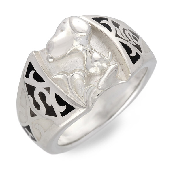 SAINTS メンズ シルバーリング SNPY-R-02WB