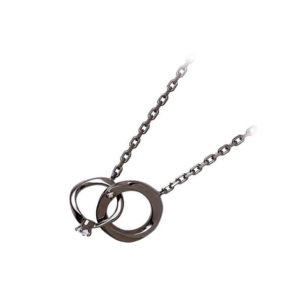 THE KISS シルバーネックレス