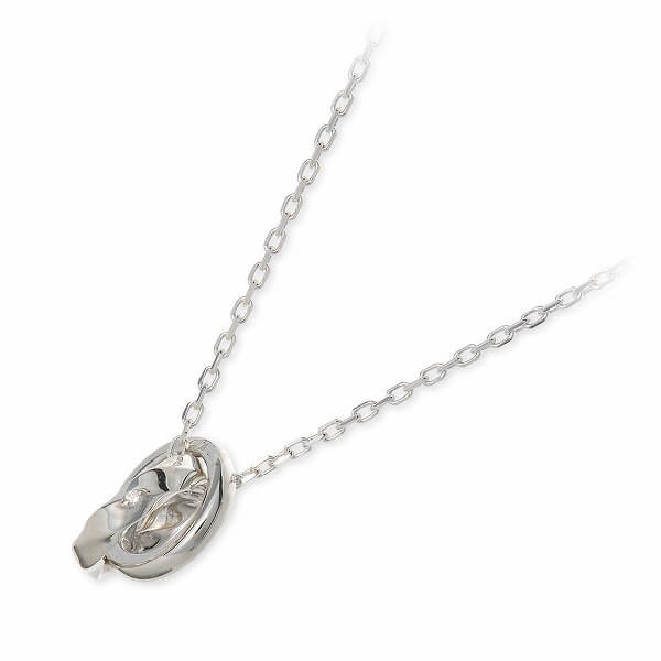 THE KISS シルバーネックレス