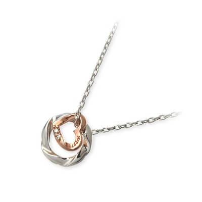 THE KISS シルバーネックレス