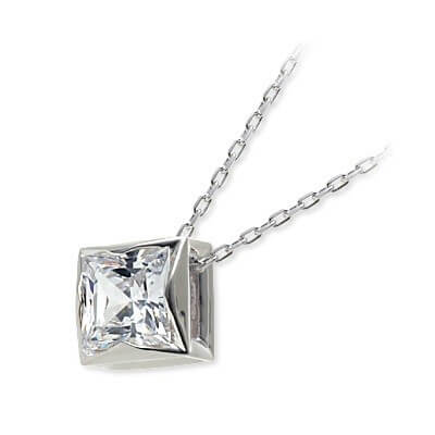 Blue Cat シルバーネックレス