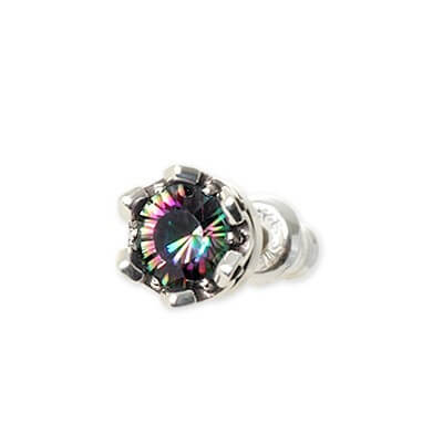 Bizarre シルバースタッドピアス(片耳用)