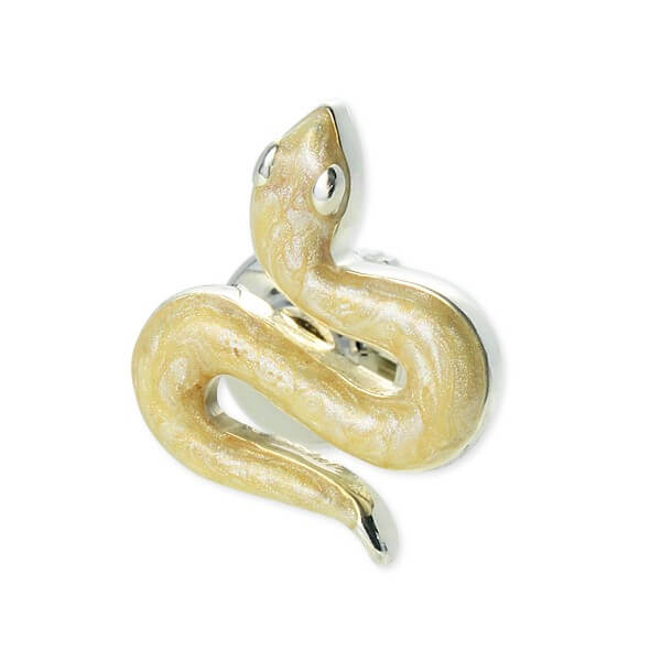 SATURNO シルバーピンバッチ