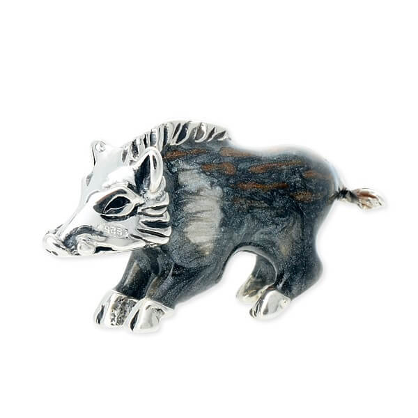 SATURNO シルバーピンバッチ