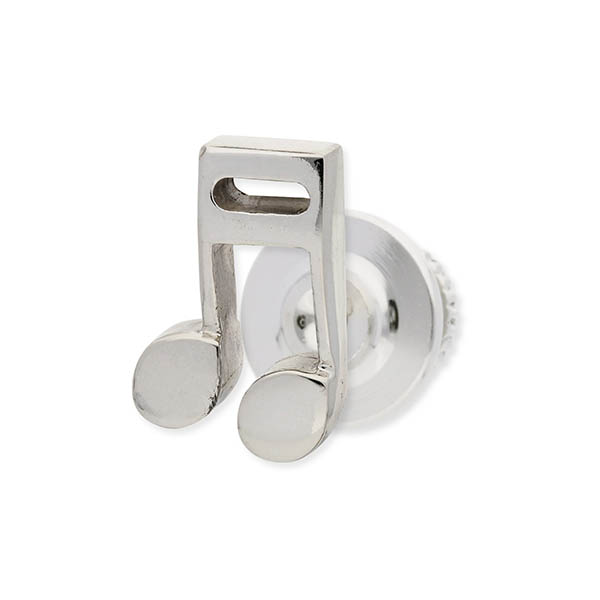 SATURNO シルバーピンバッチ(二分音符)