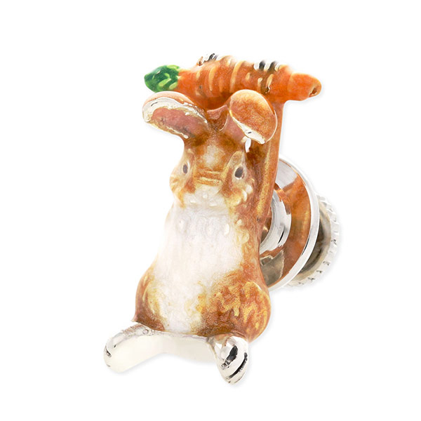 SATURNO シルバーピンバッチ