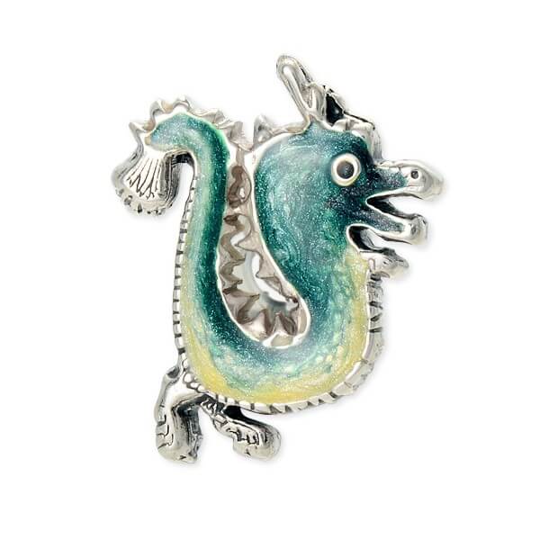 SATURNO シルバーピンバッチ