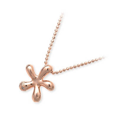 Blue Cat シルバーネックレス