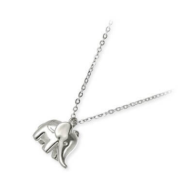 Blue Cat シルバーネックレス