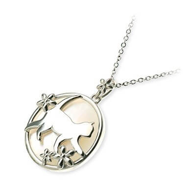 Blue Cat シルバーネックレス