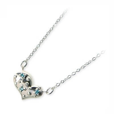 Blue Cat シルバーネックレス